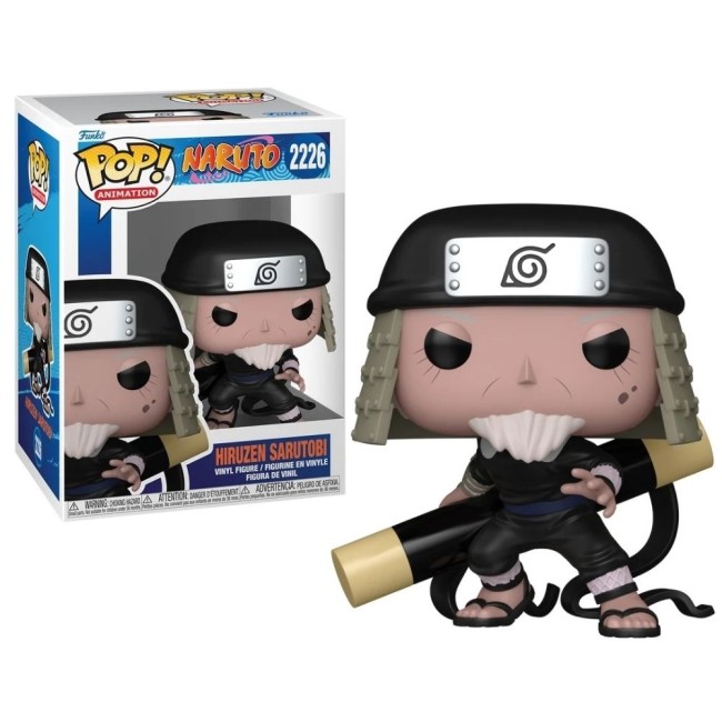 Hiruzen Sarutobi POP Animation Naruto Funko POP Hiruzen Sarutobi avec boîte collector