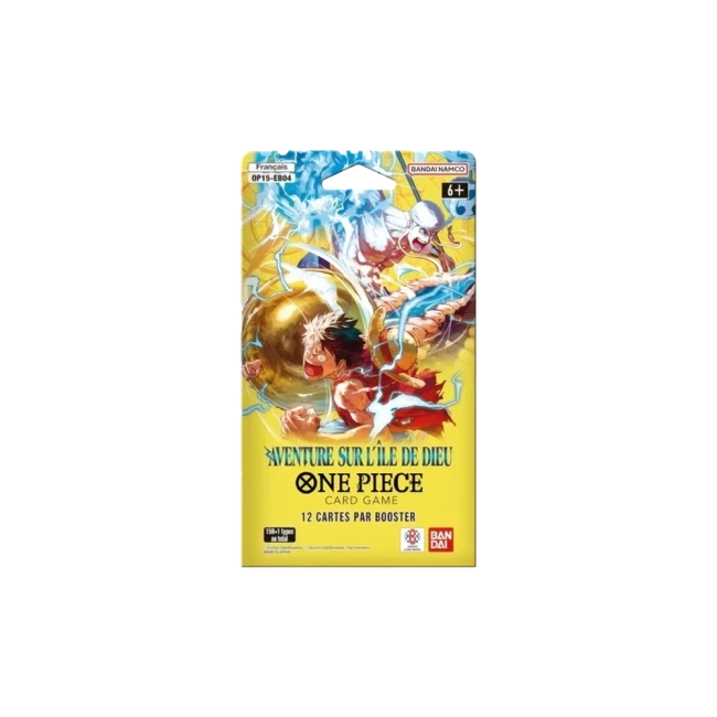 One Piece Card Game - Pack de Booster Blister OP-15 Aventure sur l'île de Dieu - FR