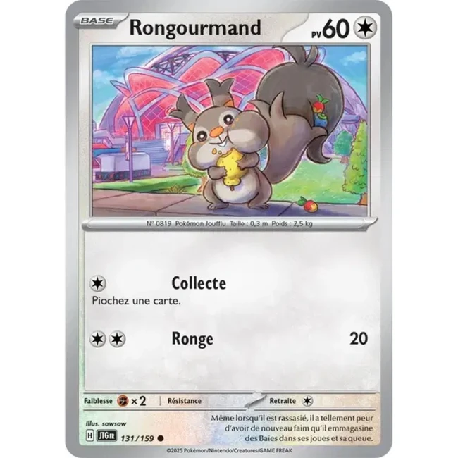 Carte Pokémon Rongourmand 131/159 - EV9 Aventures Ensemble
