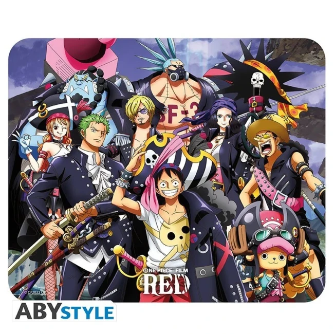 ONE PIECE: RED - Tapis de souris souple - Prêts au combat