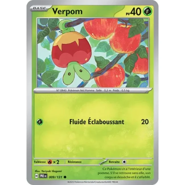 Carte Pokémon Verpom 9/131 - EV8.5 Evolutions Prismatiques