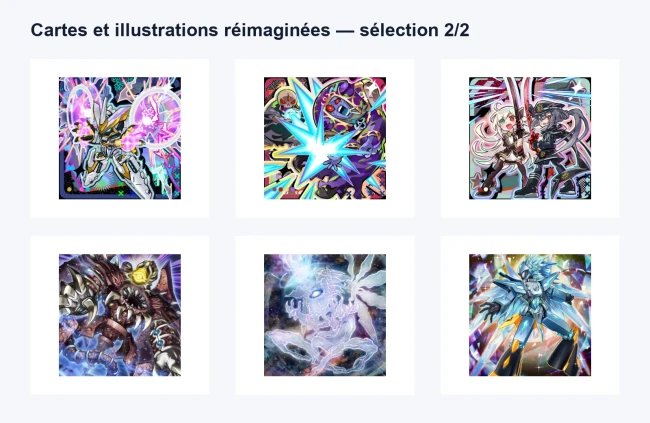 Magnificent Monsters – cartes réimaginées 2 Deuxième galerie de cartes réimaginées de Magnificent Monsters