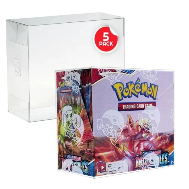 Boîte Protectrice EVORETRO x5 – Display 36 Boosters Pokémon PET 0,50 mm