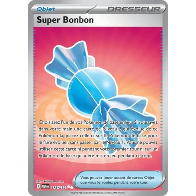 Carte Pokémon Super bonbon 175/132 - ME1 Méga évolution