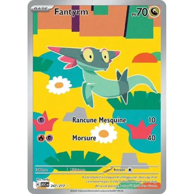 Carte Pokémon Fantyrm 247/217 - ME02.5  Héros Transcendants