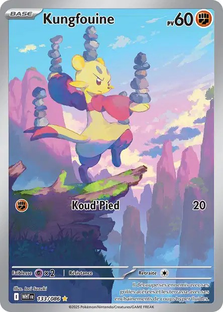 Carte Pokémon Kungfouine 133/86 - EV10.5 Flamme Blanche