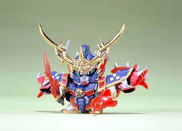 Gundam BB162 Yami Gensui assemblé - Model Kit Bandai Model kit Gundam BB162 Yami Gensui assemblé avec armure rouge et dorée