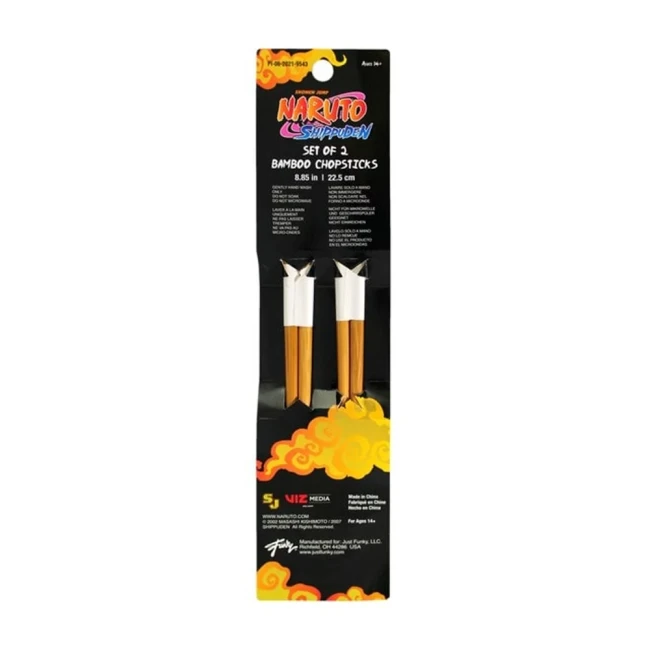 NARUTO SHIPPUDEN - Naruto - Set 2 Paires de baguettes 22.5cm