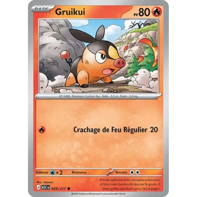 Carte Pokémon Gruikui 29/217 - ME02.5 Héros Transcendants