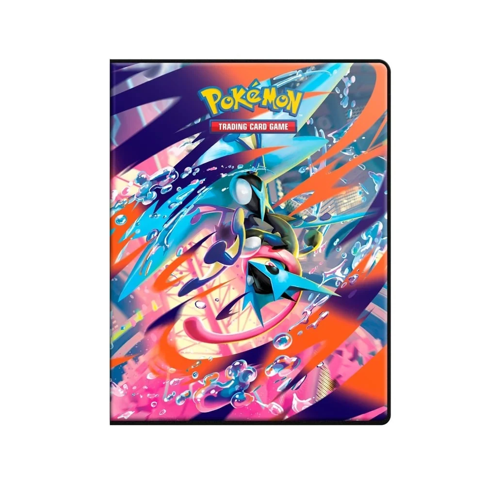 Portfolio Pokémon ME04 Chaos Ascendant A4 à 9 pochettes, décor Méga-Amphinobi