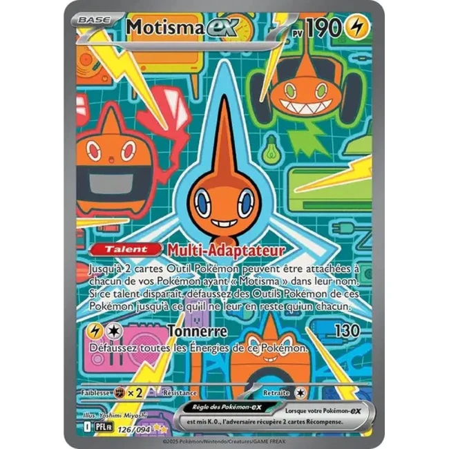 Carte Pokémon Motisma ex 126/94 - ME02 Flammes Fantasmagoriques