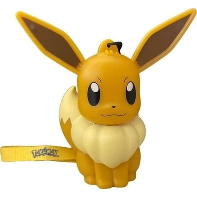 Figurine lumineuse Pokémon Évoli avec dragonne – 11,5 cm