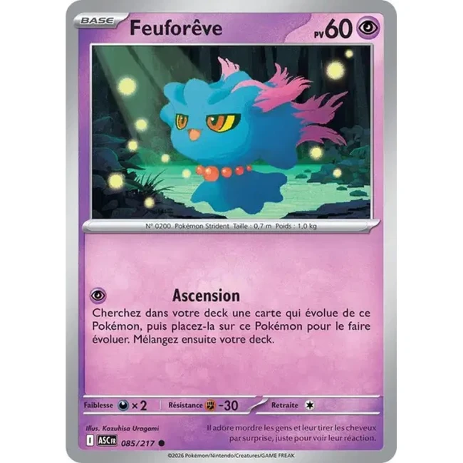 Carte Pokémon Feuforêve 85/217 - ME02.5 Héros Transcendants