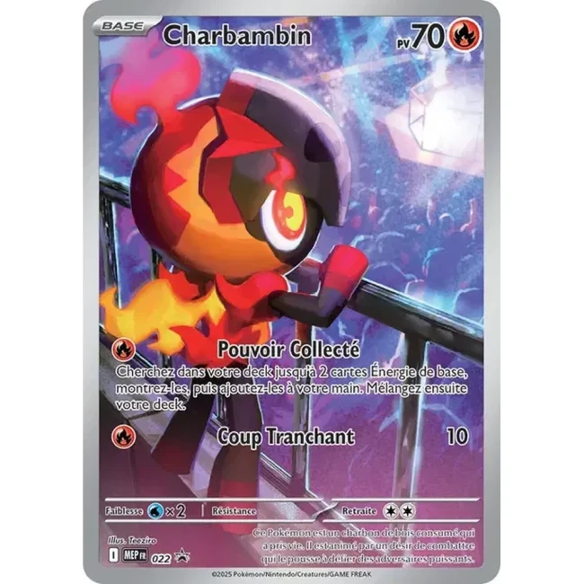 Carte Pokémon Charbambin 022 - Méga évolution PROMO