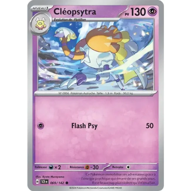 Carte Pokémon Cléopsytra 69/142 - EV7 - Couronne Stellaire
