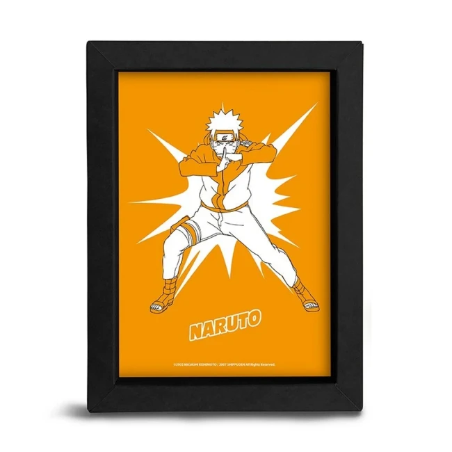 Naruto Shippuden - Cadre Kraft 15*20cm - POP Color - Naruto