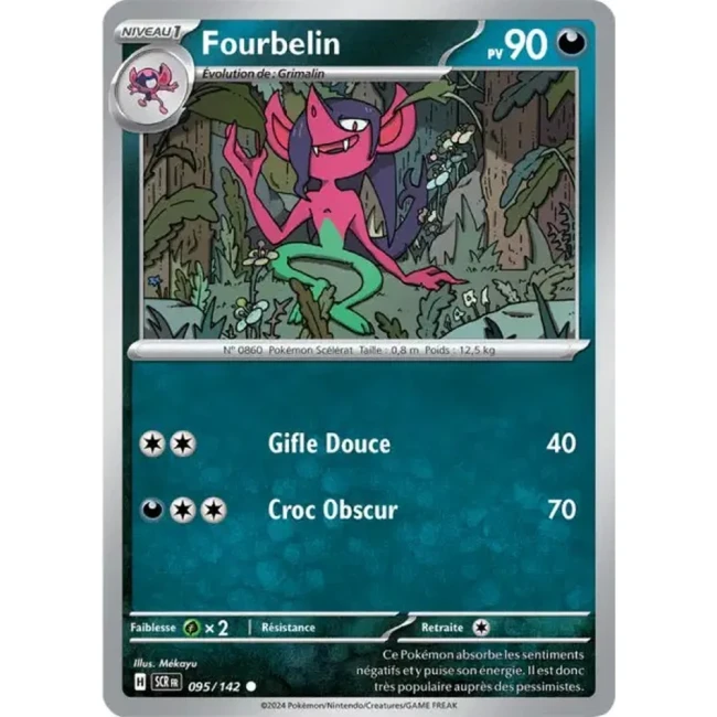 Carte Pokémon Fourbelin 95/142 - EV7 - Couronne Stellaire