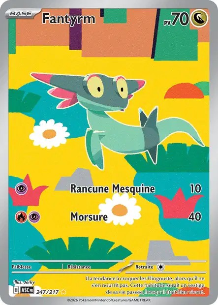 Carte Pokémon Fantyrm 247/217 - ME02.5  Héros Transcendants