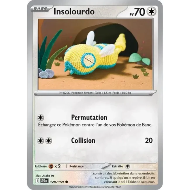 Carte Pokémon Insolourdo 120/159 - EV9 Aventures Ensemble