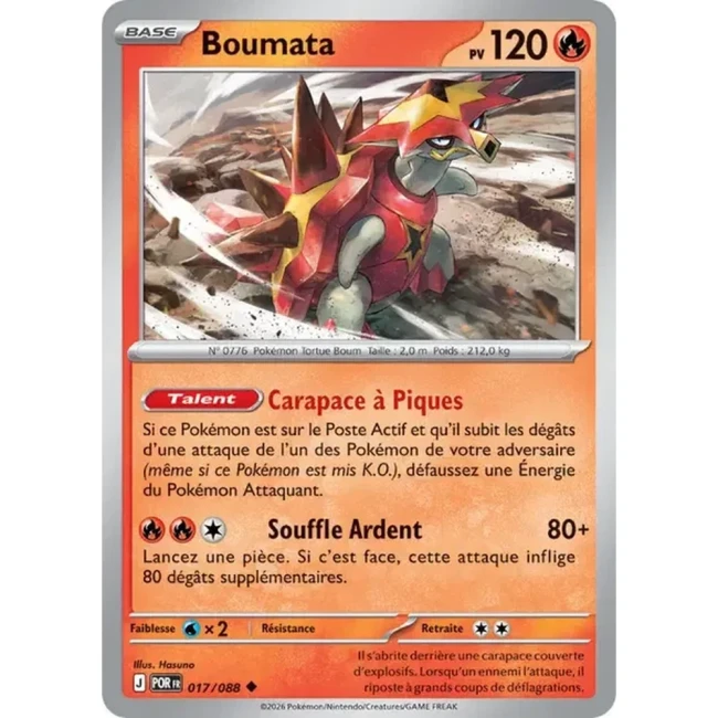 Carte Pokémon Boumata 017/088 - ME03 Equilibre Parfait