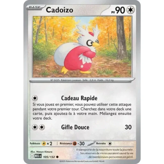 Carte Pokémon Cadoizo 105/132 - ME1 Méga évolution