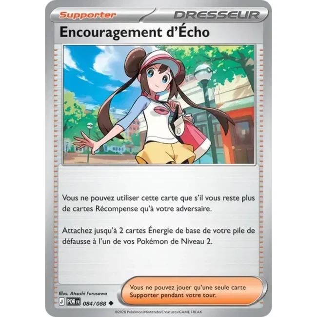 Carte Pokémon Encouragement d'Écho 084/088 - ME03 Equilibre Parfait