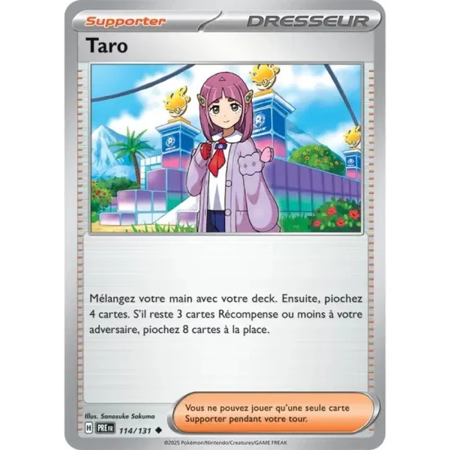 Carte Pokémon Taro 114/131 - EV8.5 Evolutions Prismatiques