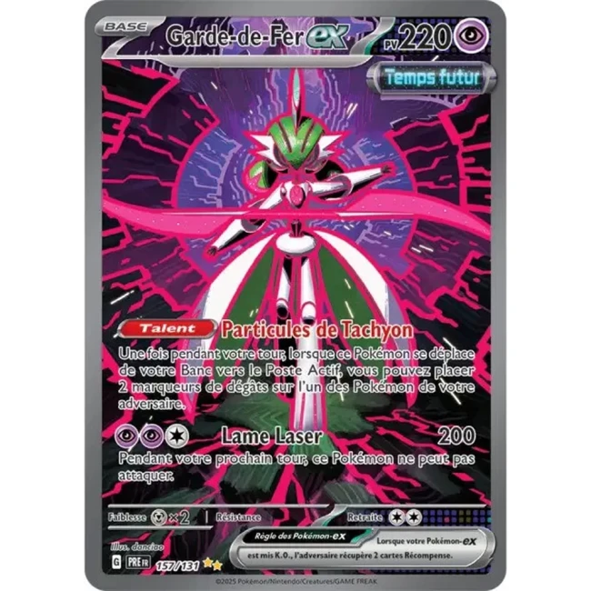 Carte Pokémon Garde-de-Fer ex 157/131 - EV8.5 Evolutions Prismatiques