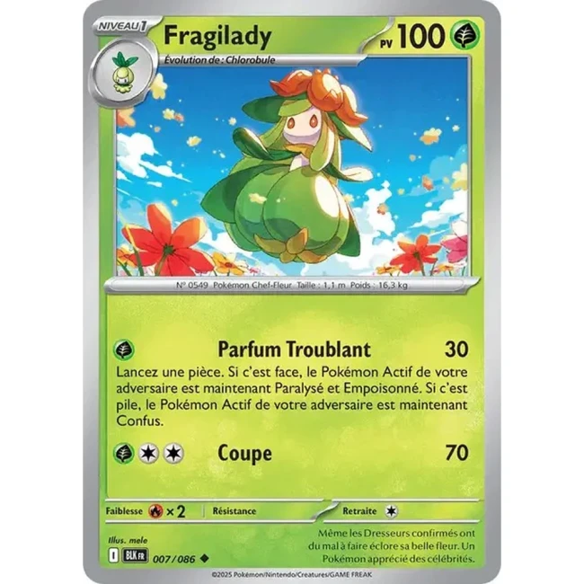 Carte Pokémon Fragilady 7/86 - EV10.5 Foudre Noire