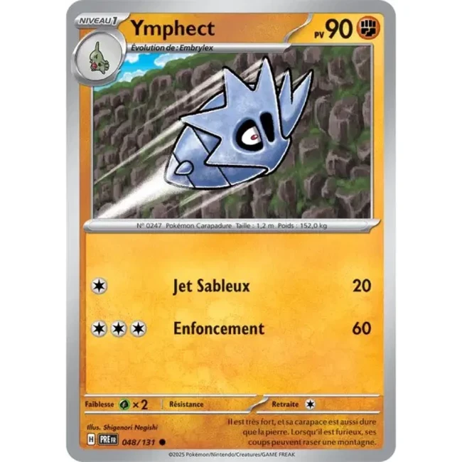 Carte Pokémon Ymphect 48/131 - EV8.5 Evolutions Prismatiques