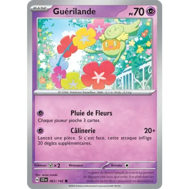 Carte Pokémon Guérilande 63/142 - EV7 - Couronne Stellaire