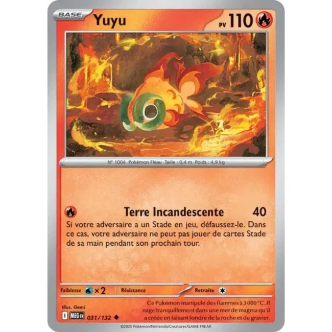 Carte Pokémon Yuyu 31/132 - ME1 Méga évolution
