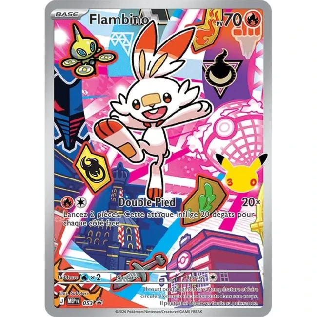 Carte Pokémon Flambino 053 - Méga évolution PROMO