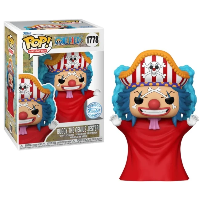 Figurine Funko POP One Piece Buggy 1778 hors boîte en tenue d'Empereur