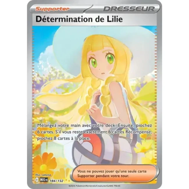Carte Pokémon Détermination de Lilie 184/132 - ME1 Méga évolution