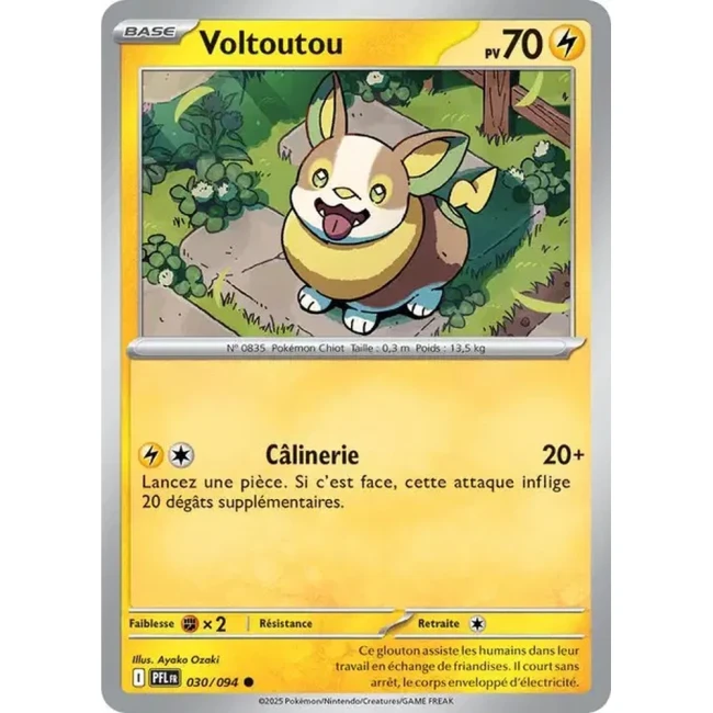 Carte Pokémon Voltoutou 30/94 - ME02 Flammes Fantasmagoriques