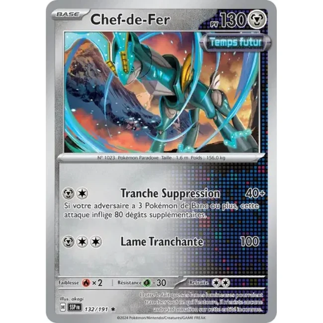 Carte Pokémon Chef-de-Fer 132/191 - EV8 Étincelles Déferlantes