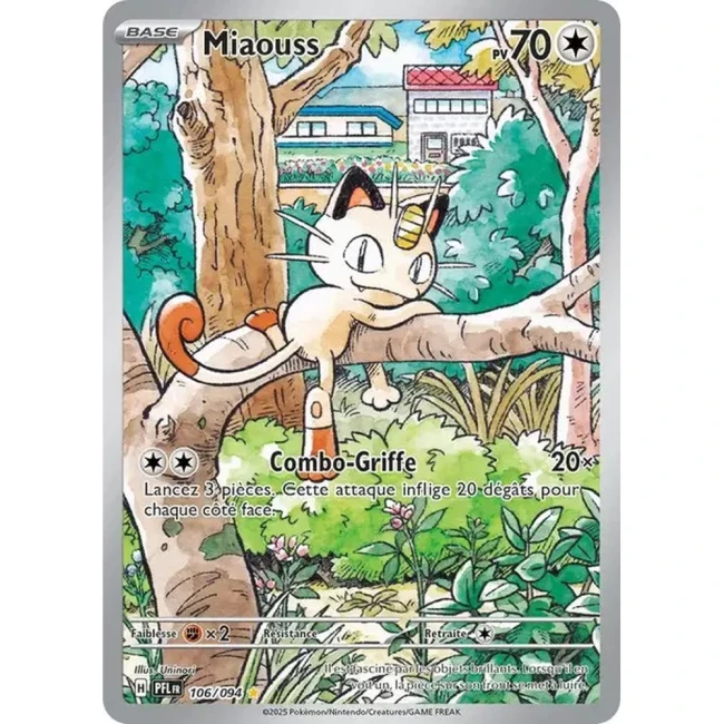 Carte Pokémon Miaouss 106/94 - ME02 Flammes Fantasmagoriques