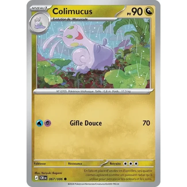 Carte Pokémon Colimucus 67/086 - ME04 Chaos Ascendant