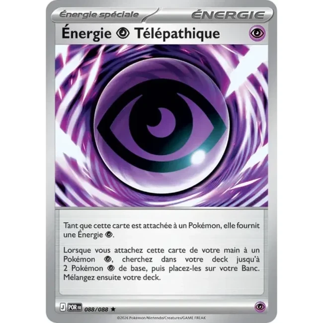 Carte Pokémon Énergie Psy Télépathique 088/088 - ME03 Equilibre Parfait