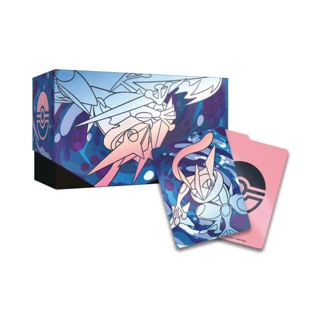 Contenu ETB Pokémon Chaos Ascendant ME04 boîte ouverte protège-cartes