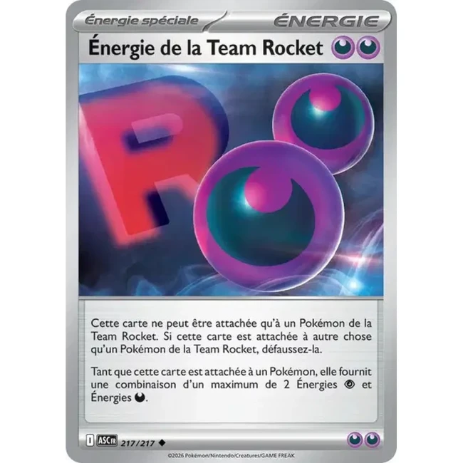 Carte Pokémon Énergie de la Team Rocket 217/217 - ME02.5 Héros Transcendants