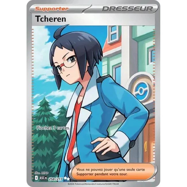 Carte Pokémon Tcheren 258/217 - ME02.5  Héros Transcendants