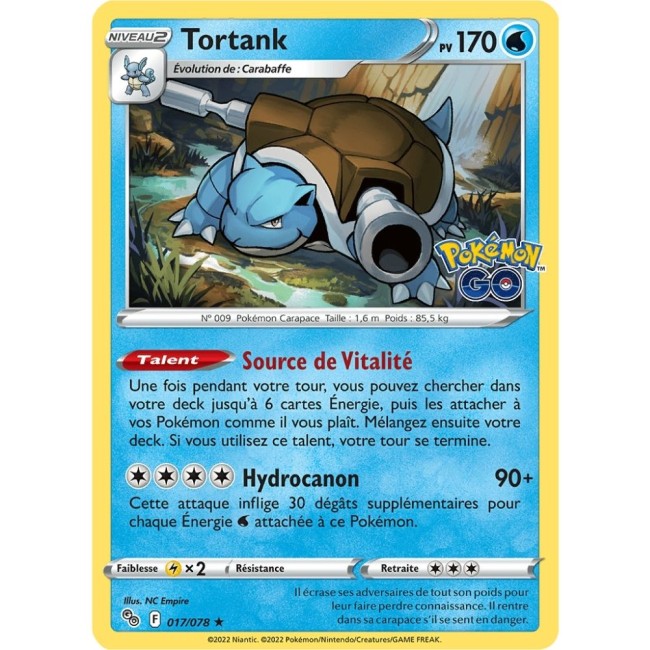  Carte Pokémon Tortank 017/078 – Pokémon GO