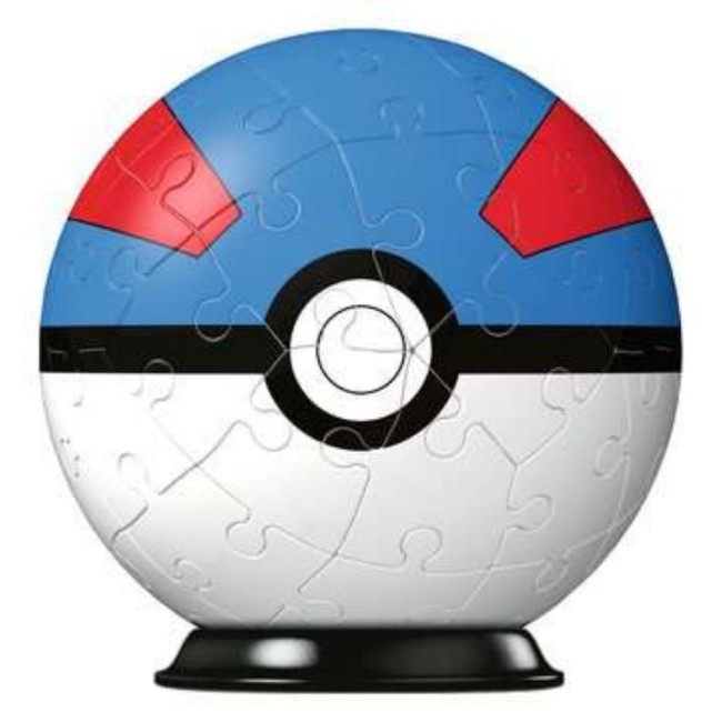 Super Ball en puzzle 3D montée sur support