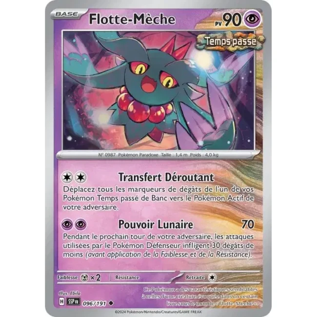 Carte Pokémon Flotte-Mèche 96/191 - EV8 Étincelles Déferlantes