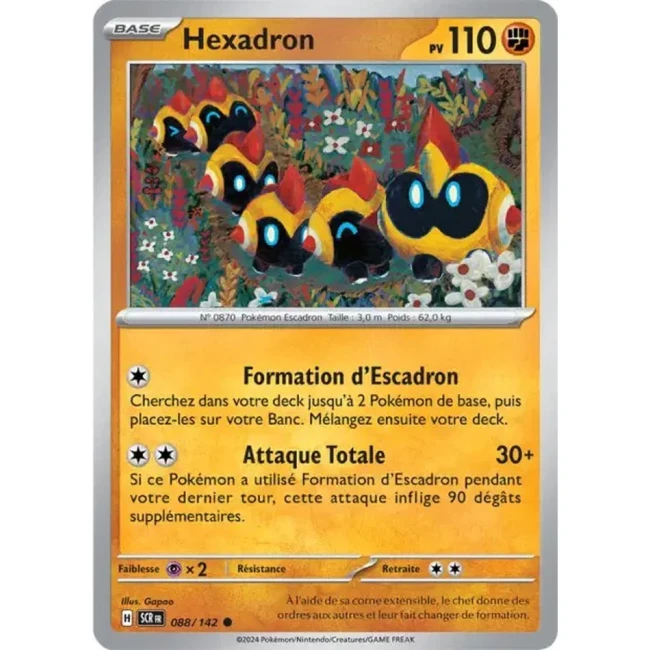 Carte Pokémon Hexadron 88/142 - EV7 - Couronne Stellaire