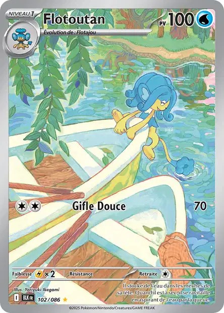 Carte Pokémon Flotoutan 102/86 - EV10.5 Foudre Noire