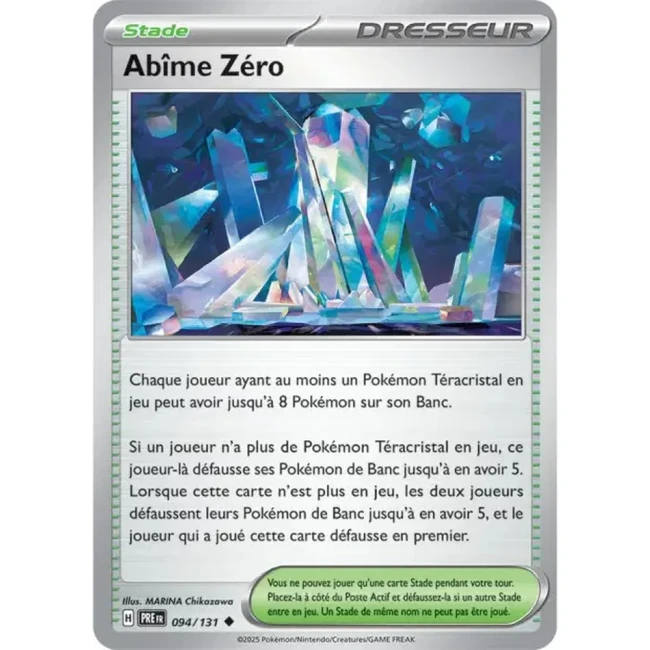 Carte Pokémon Abîme Zéro 94/131 - EV8.5 Evolutions Prismatiques