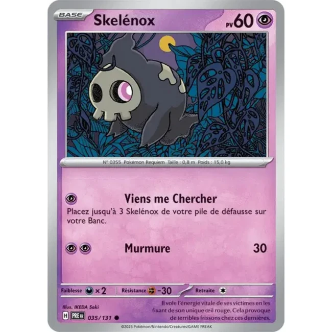Carte Pokémon Skelénox 35/131 - EV8.5 Evolutions Prismatiques